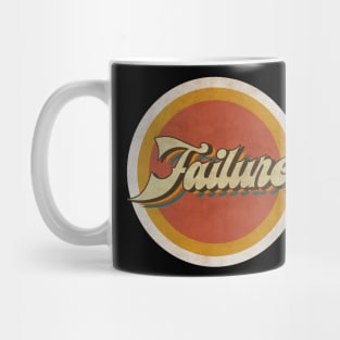 circle vintage Failure Mug